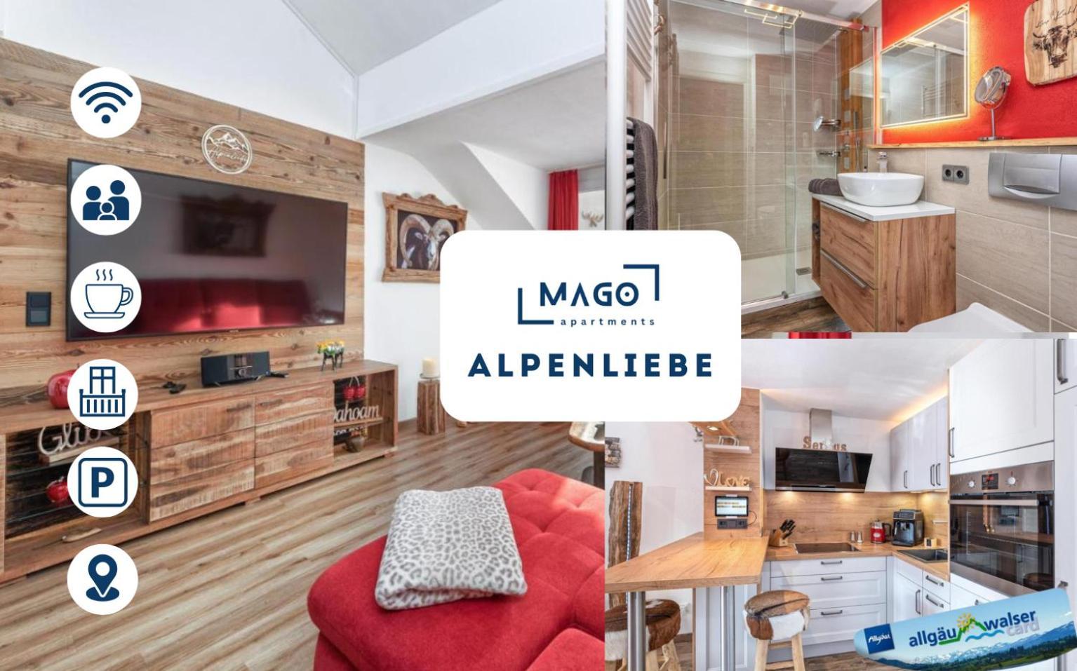 Alpenliebe-Mit Bergblick Apartment Oberstaufen Bagian luar foto